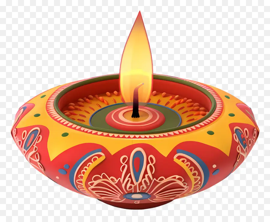 Diwali Mumu，çiçek Mum PNG