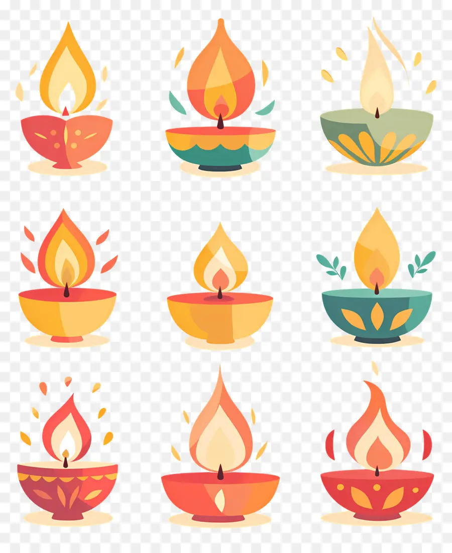 Diwali Mumu，Renkli Dia PNG