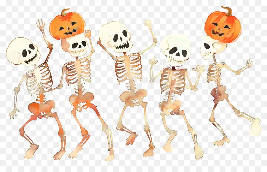 Cadılar Bayramı İskeletleri，Dans Eden Iskeletler PNG