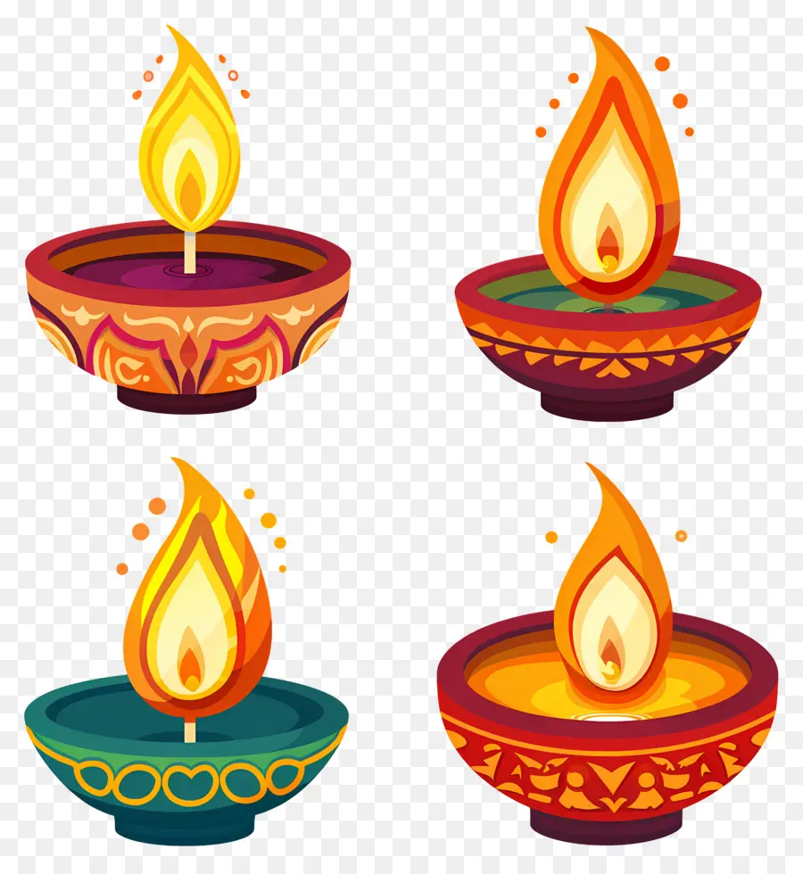 Diwali Mumu，Dekoratif Dia PNG