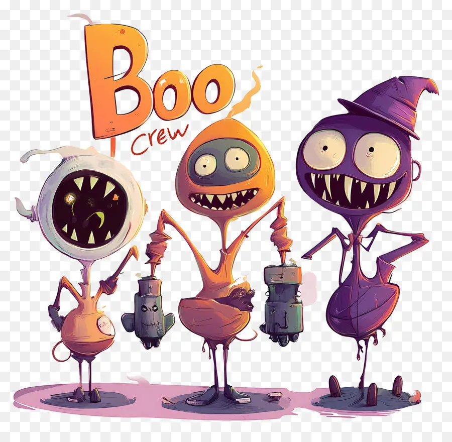 Boo Ekibi，Karakterler PNG