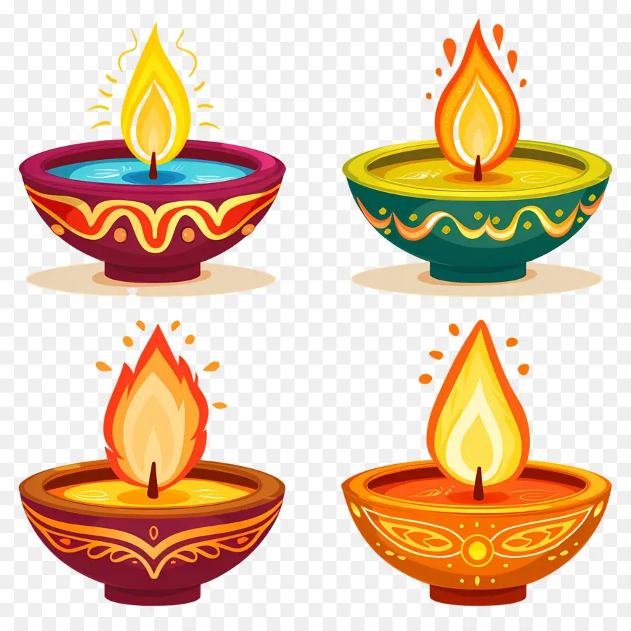 Diwali Mumu，Dekoratif Dia PNG