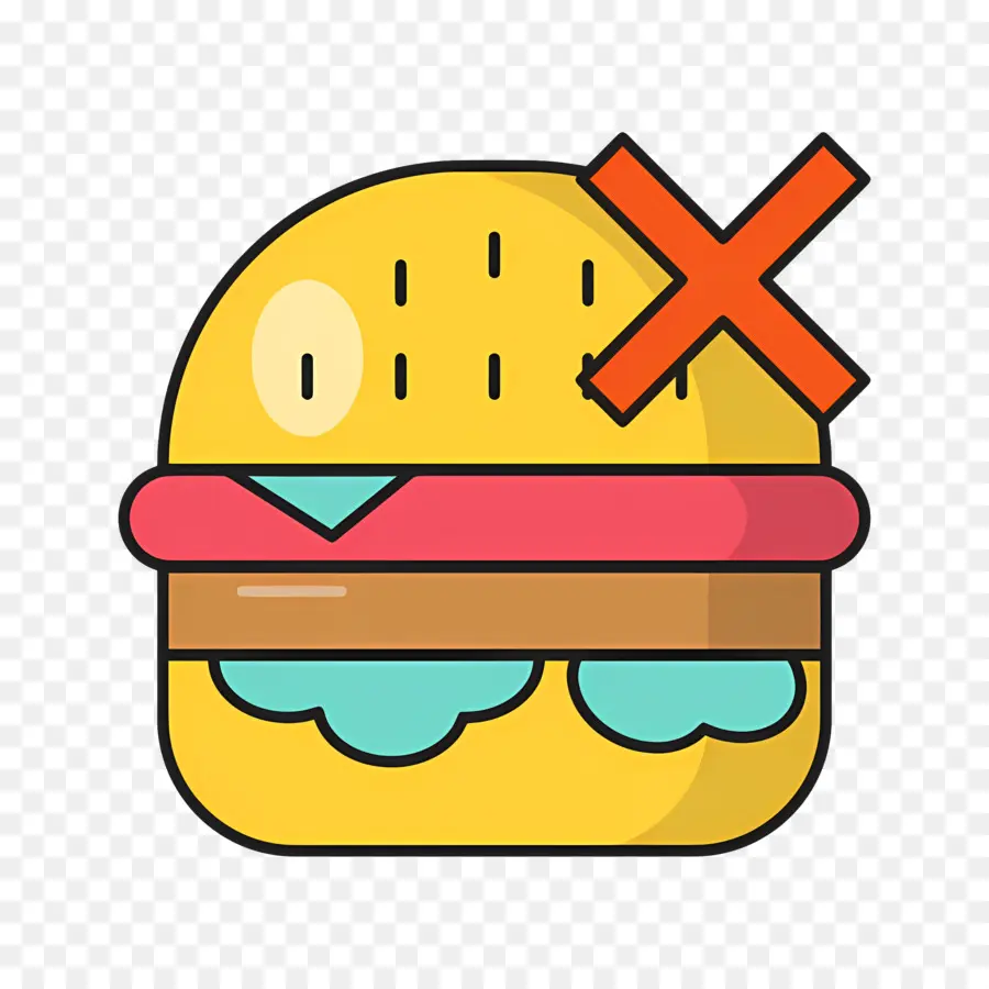 Yemek Yok，Haçlı Burger PNG