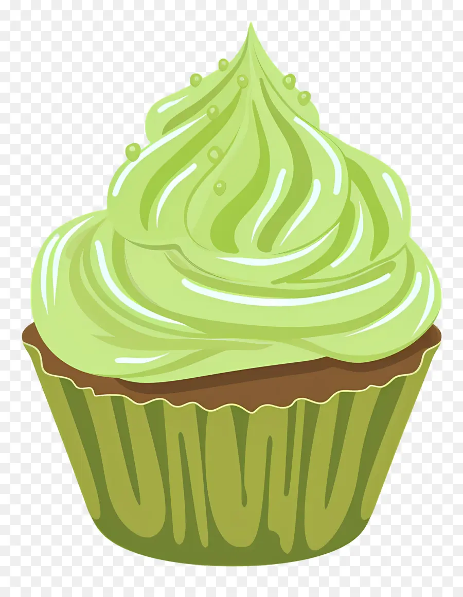 Matcha Cupcake，Kek PNG