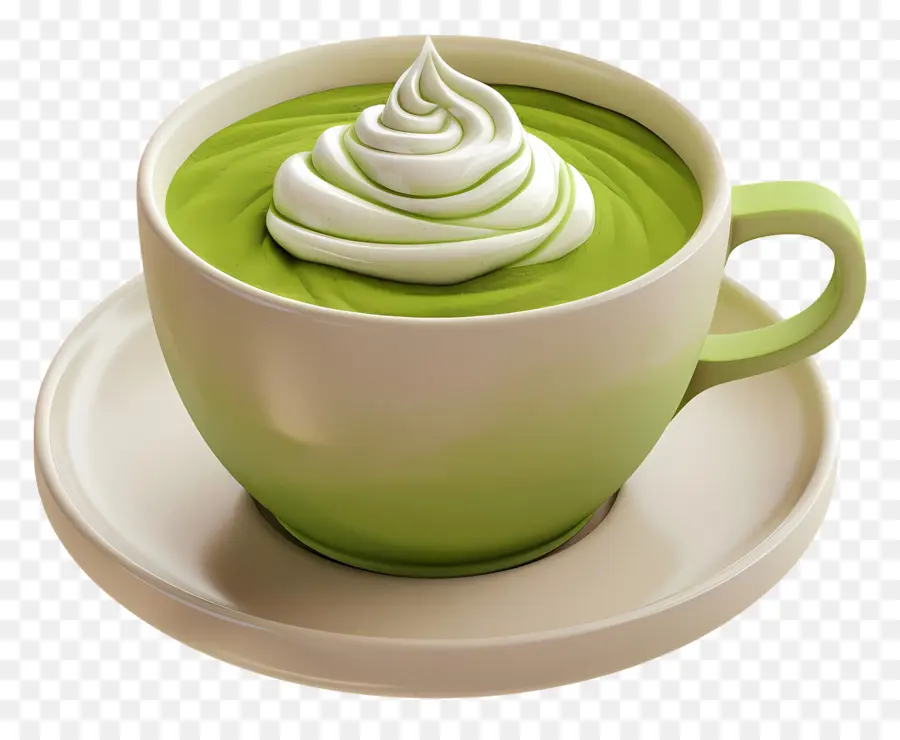 Matcha Latte，İçmek PNG