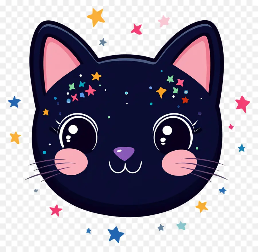 Kawaii Kedi，Kara Kedi PNG