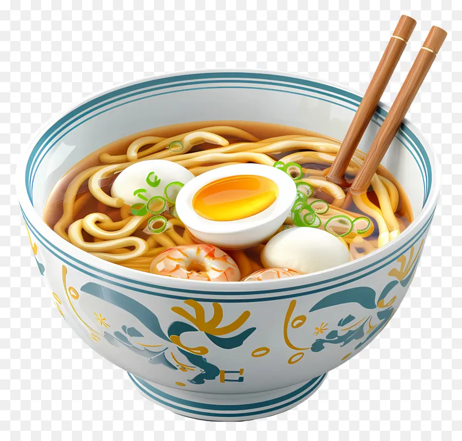 Udon，Yumurtalı Udon PNG