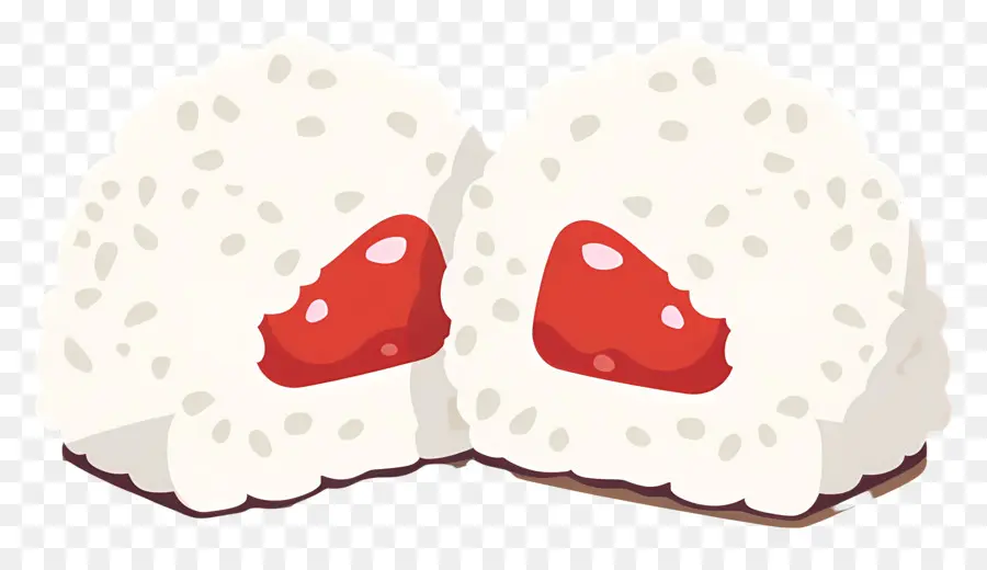 Umeboshi Onigiri，Onigiri Dolgulu PNG