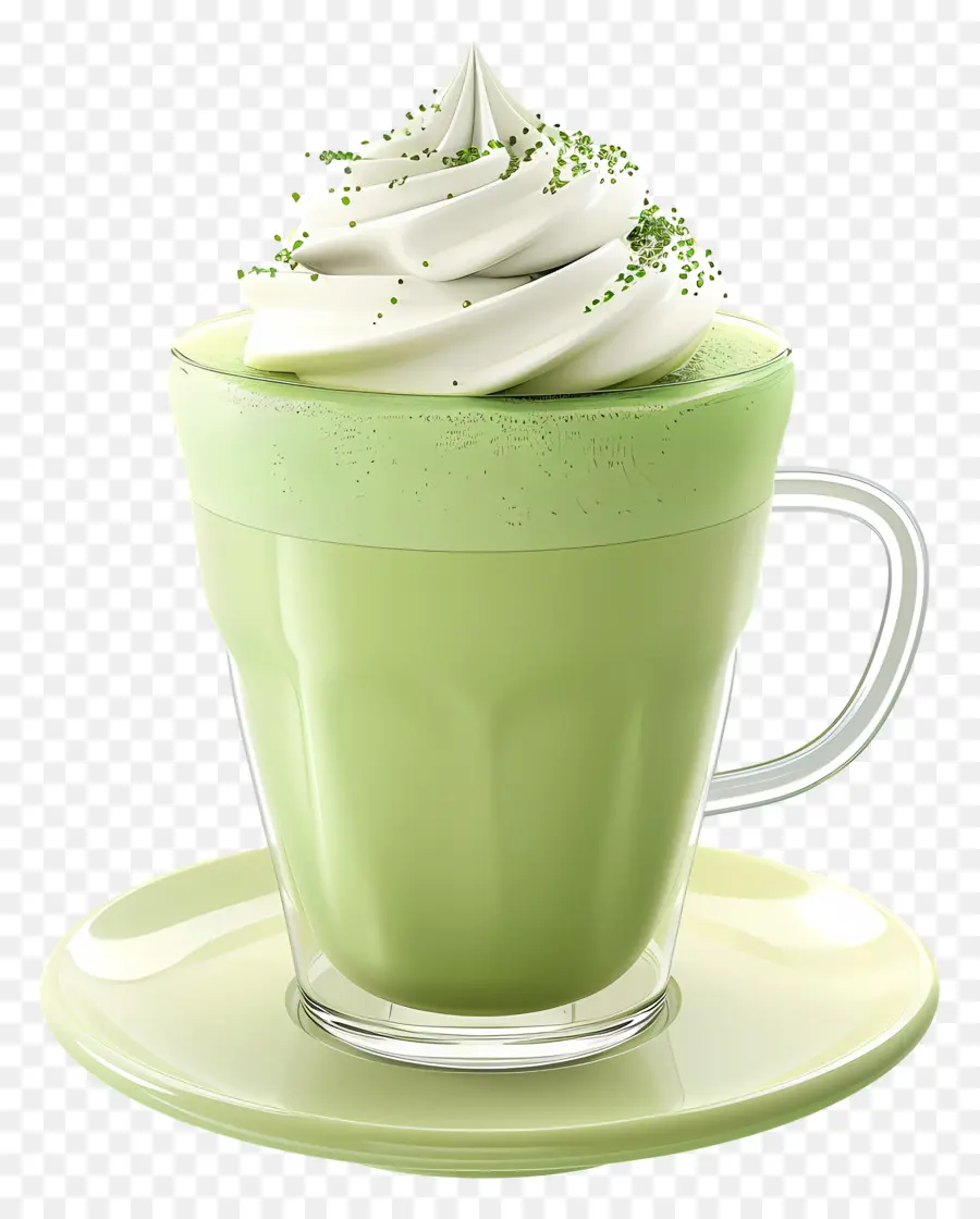 Matcha Latte，İçmek PNG