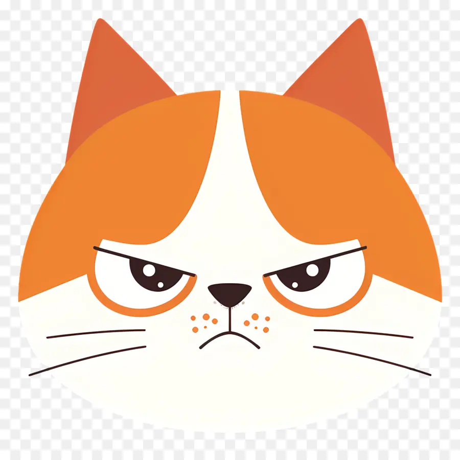 Kedi Karikatür，Huysuz Kedi PNG