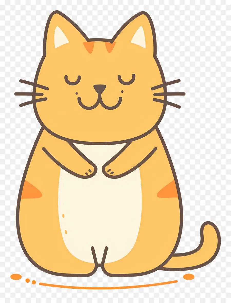 Kawaii Kedi，Turuncu Kedi PNG