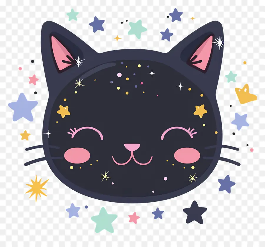 Kawaii Kedi，Kara Kedi PNG