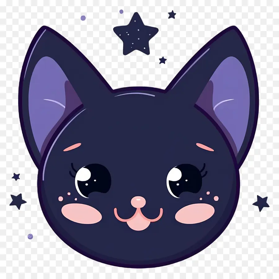 Kawaii Kedi，Kara Kedi PNG