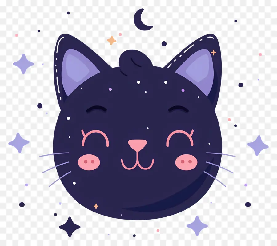 Kawaii Kedi，Kara Kedi PNG