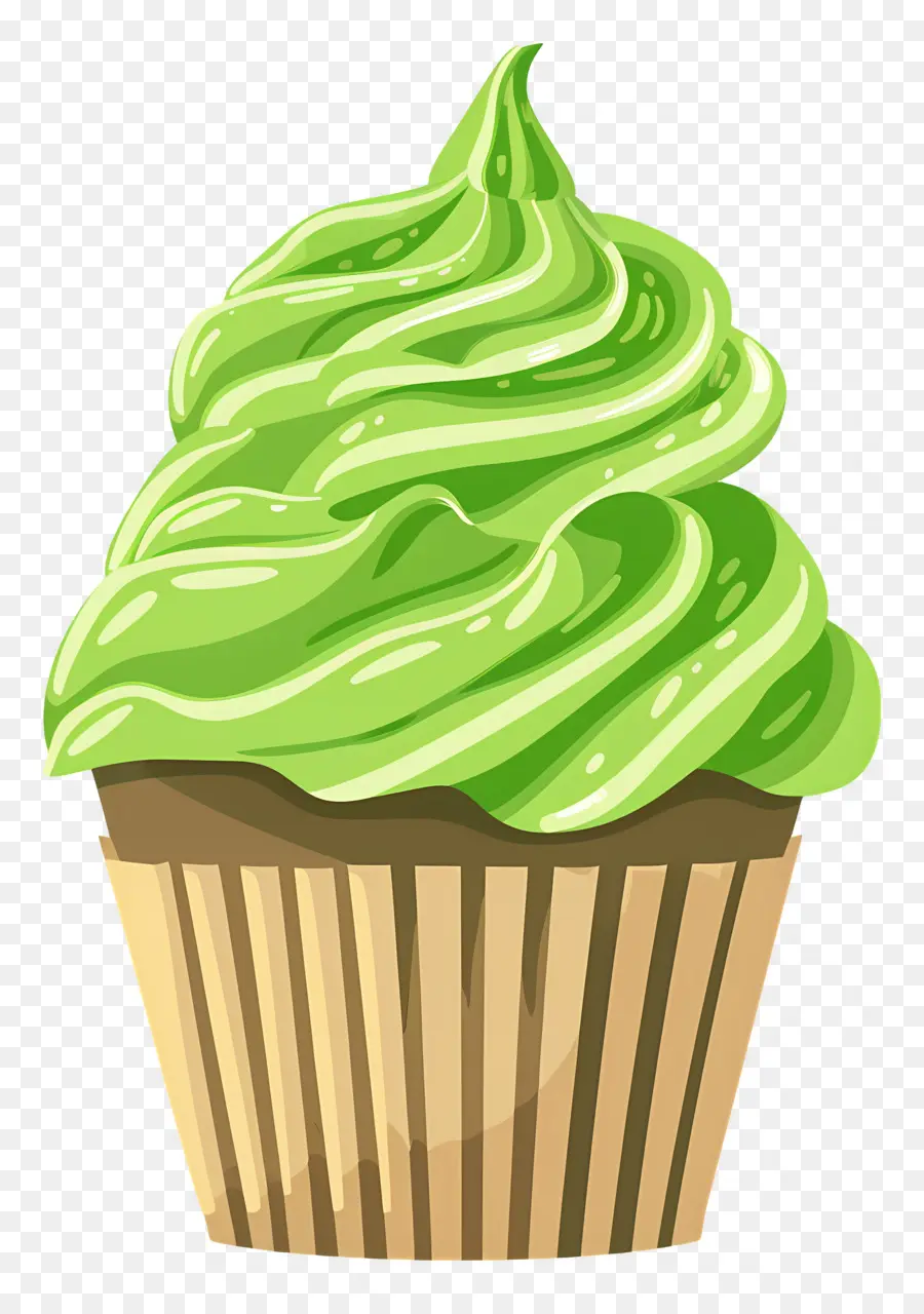 Matcha Cupcake，Kek PNG