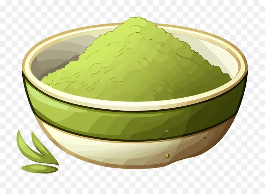 Matcha Tozu，Yeşil Toz PNG