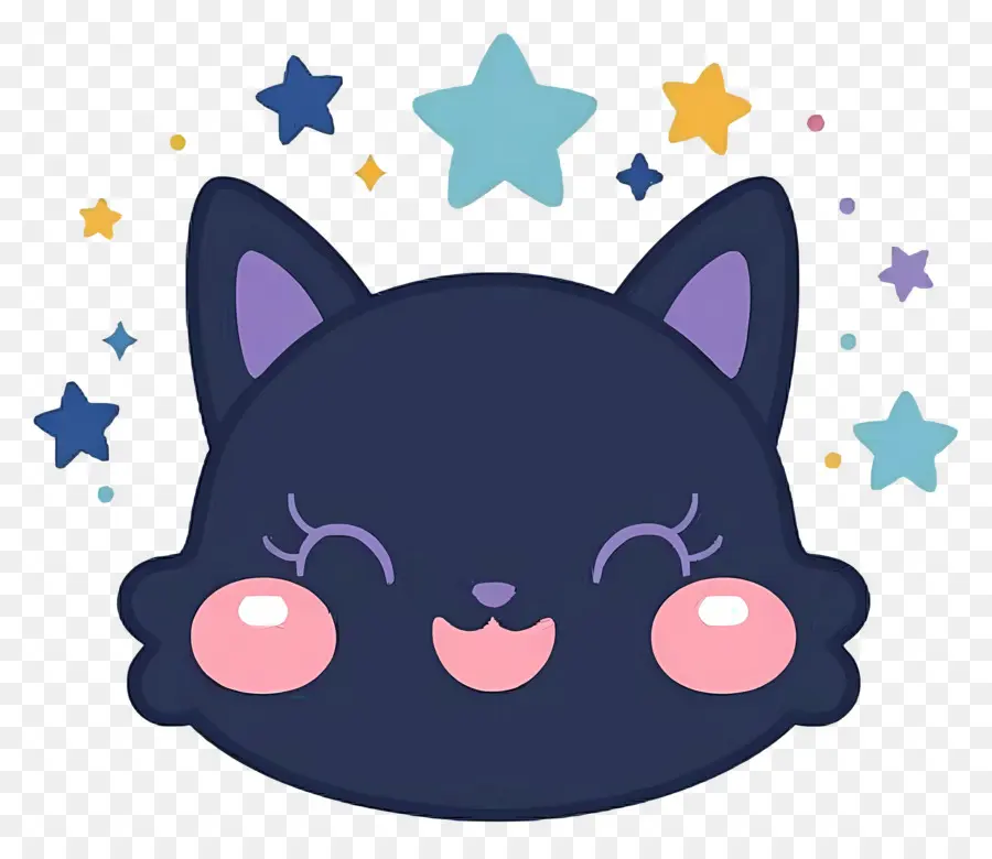 Kawaii Kedi，Kara Kedi PNG