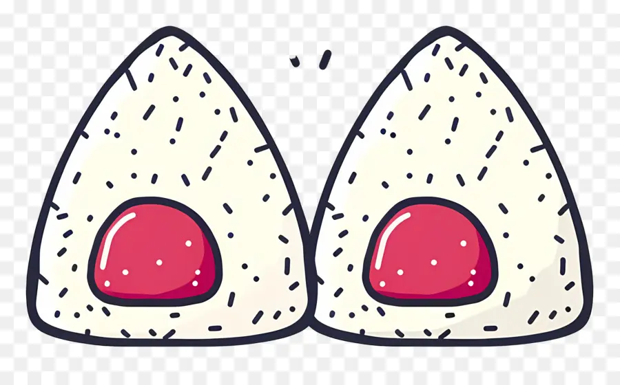 Umeboshi Onigiri，Basit Onigiri PNG