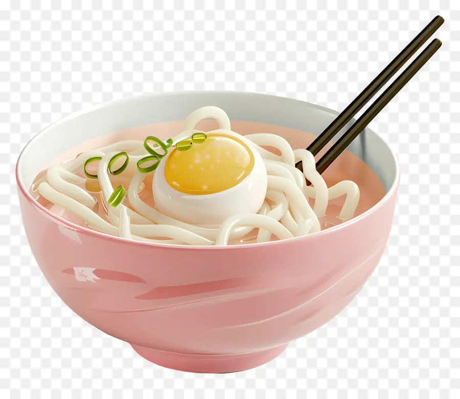 Udon，Yumurtalı Udon PNG