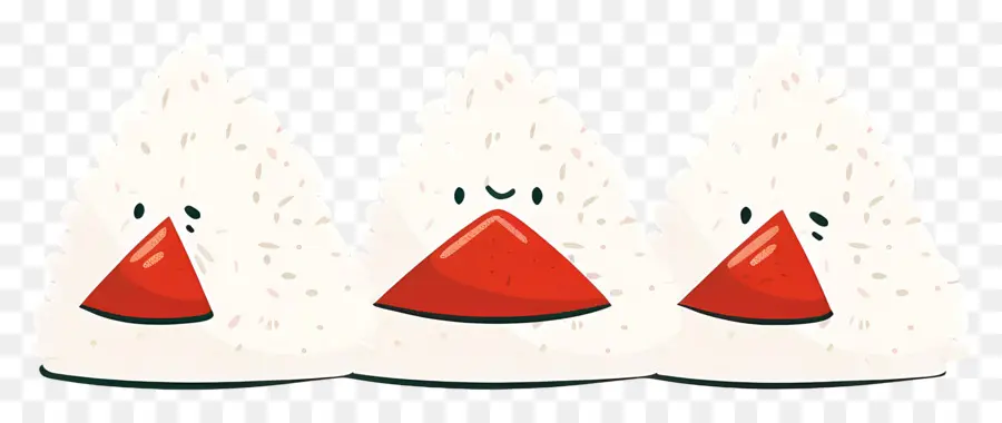 Umeboshi Onigiri，Onigiri İllüstrasyonu PNG