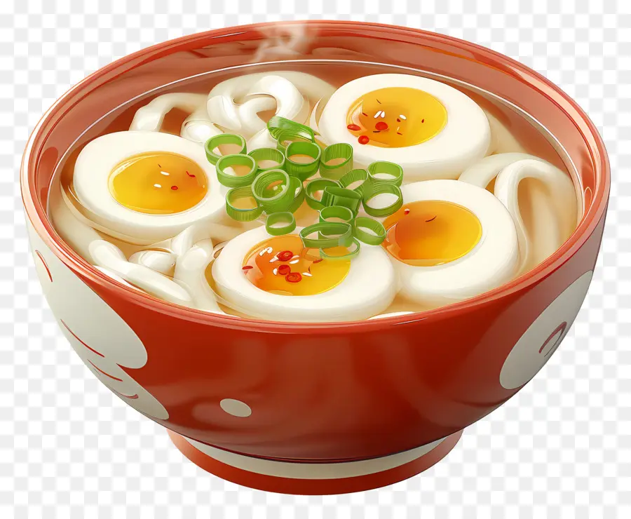 Udon，Çoklu Yumurtalı Udon PNG