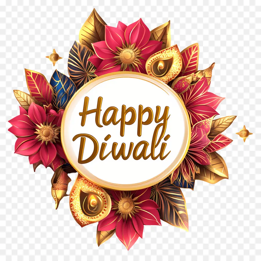 Mutlu Diwali，Diwali Dekorasyonu PNG