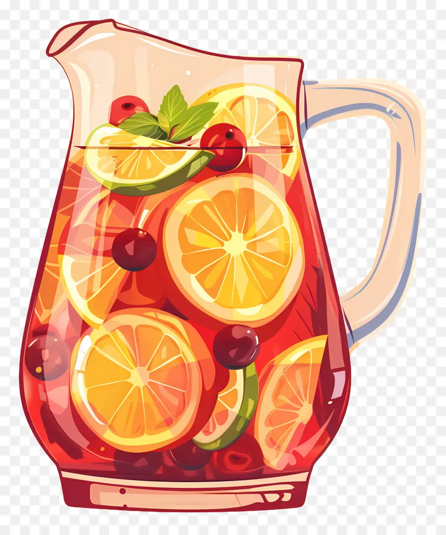 Canlandırıcı Sangria Içeceği，Meyve Yumruğu PNG