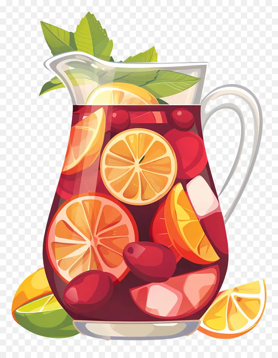 Canlandırıcı Sangria Içeceği，Meyve Yumruğu PNG