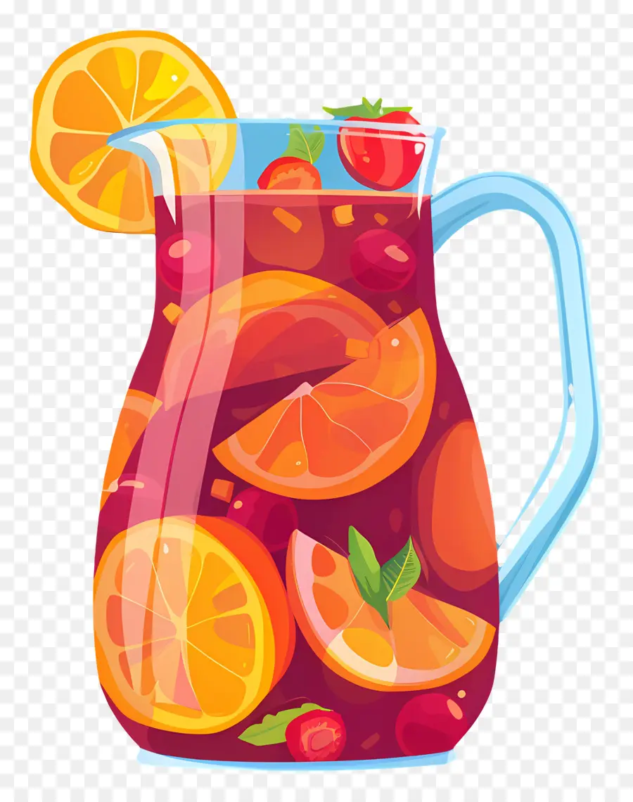 Canlandırıcı Sangria Içeceği，Meyve Yumruğu PNG