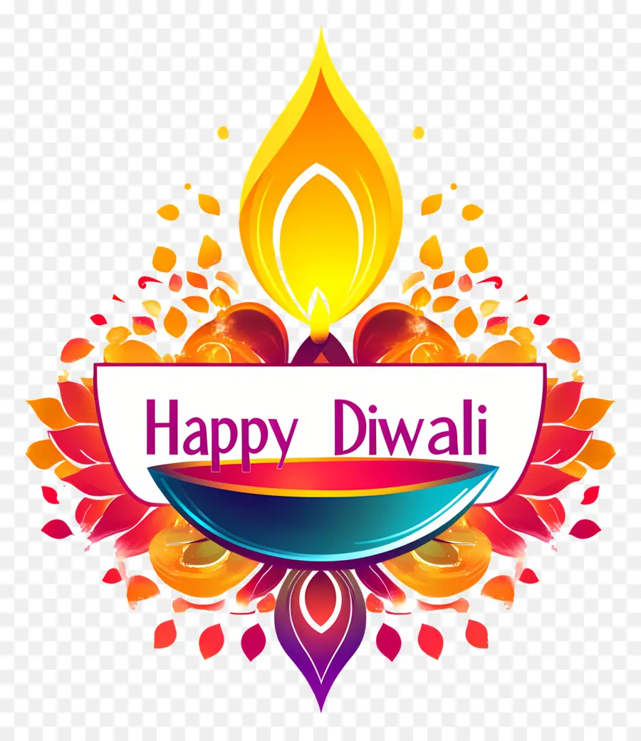 Mutlu Diwali，Diwali Lambası PNG