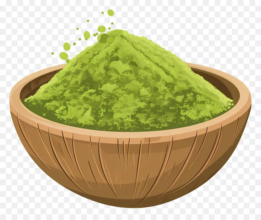 Matcha Tozu，Yeşil Toz PNG