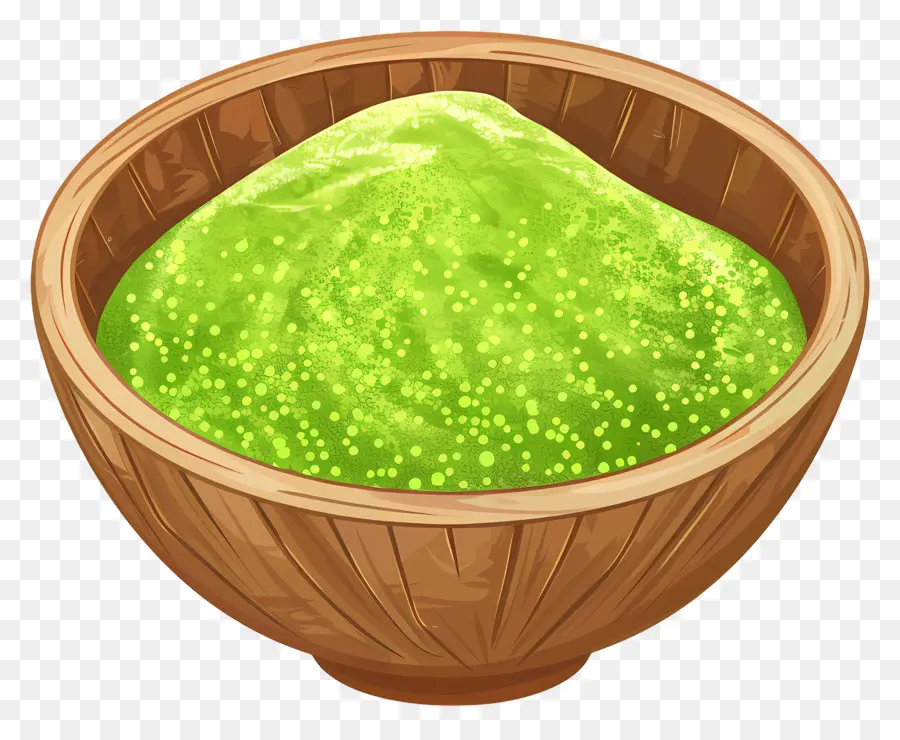 Matcha Tozu，Yeşil Toz PNG