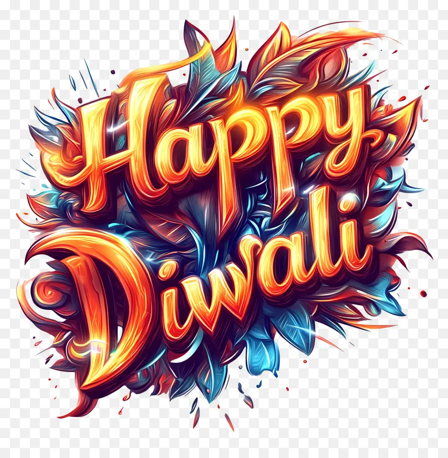 Mutlu Diwali，Mutlu Diwali Metni PNG