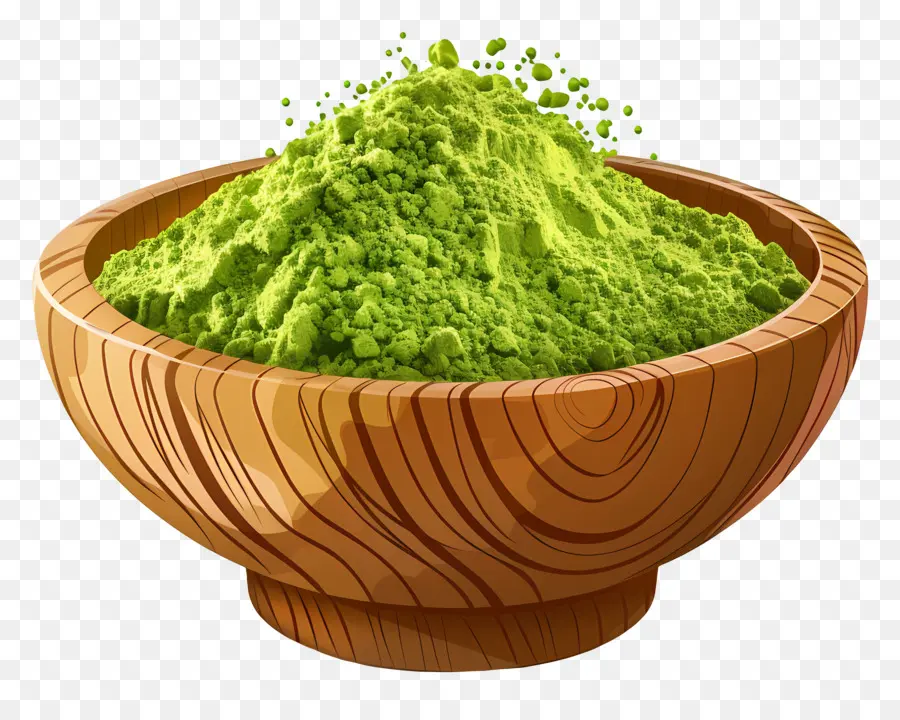 Matcha Tozu，Yeşil Toz PNG