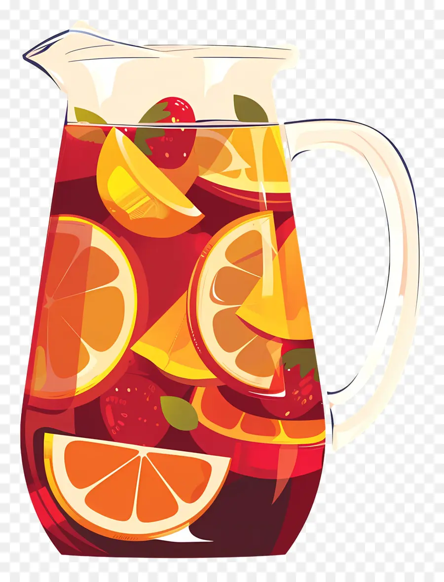 Canlandırıcı Sangria Içeceği，Meyve Yumruğu PNG