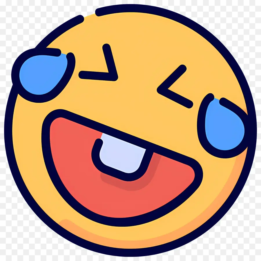 Gülme Emojisi，Heyecanlı Emoji PNG