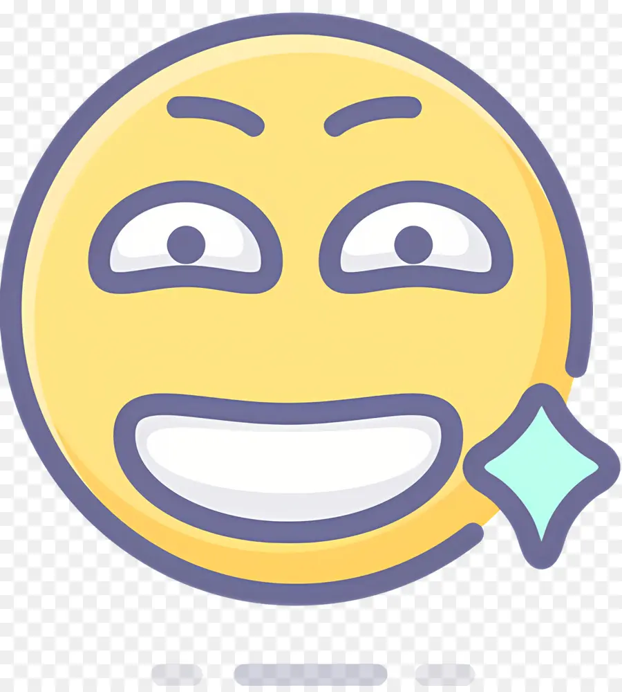 Yüzünü Buruşturan Emoji，Gülümseyen Emoji PNG