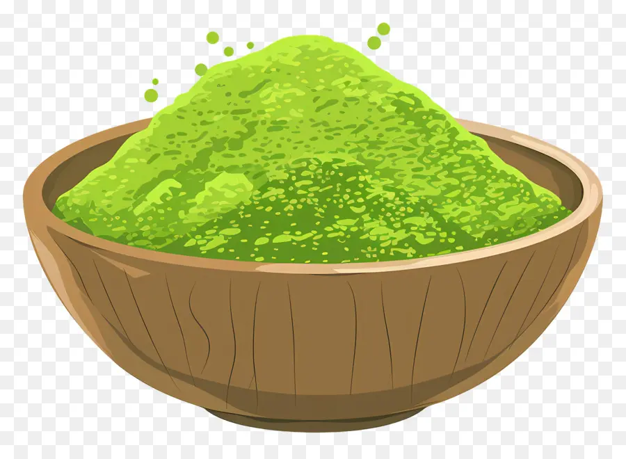 Matcha Tozu，Yeşil Toz PNG