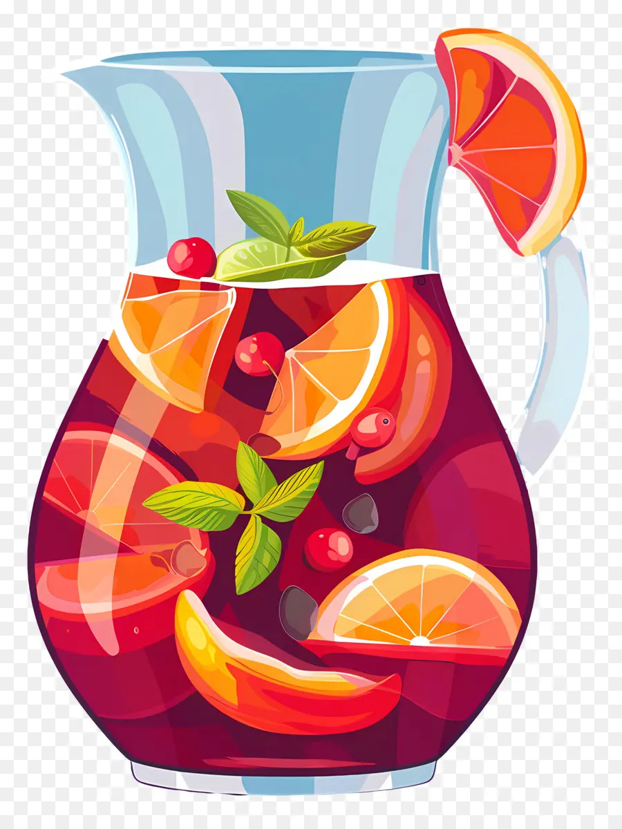 Canlandırıcı Sangria Içeceği，Meyve Yumruğu PNG