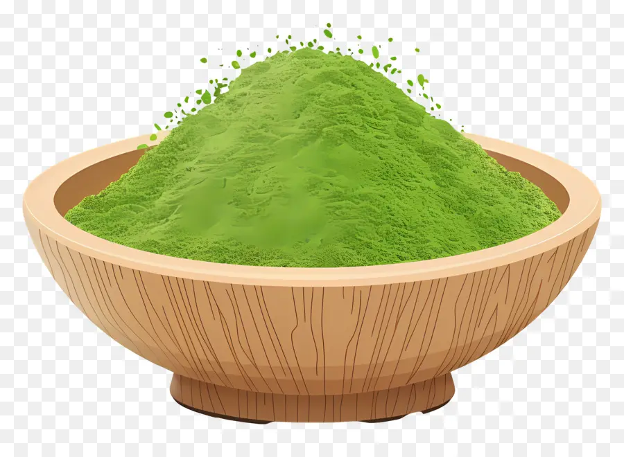 Matcha Tozu，Yeşil Toz PNG