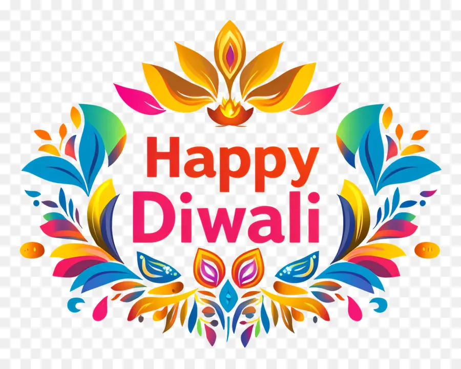 Mutlu Diwali，Mutlu Diwali Metni PNG