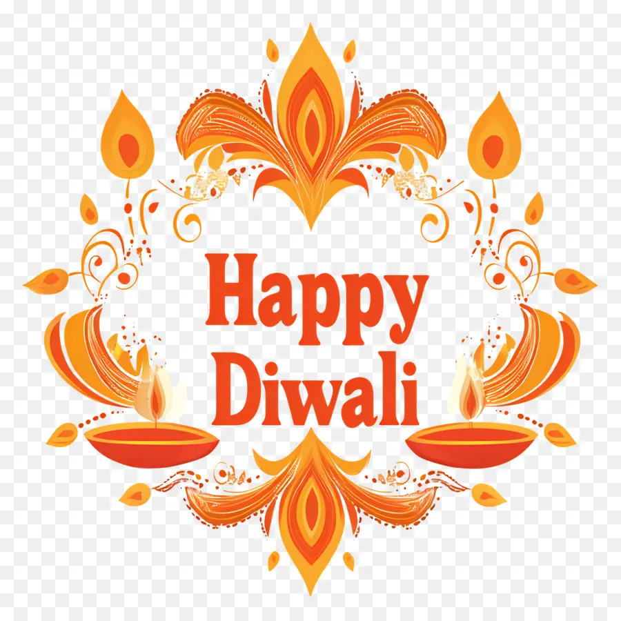 Mutlu Diwali，Mutlu Diwali Metni PNG