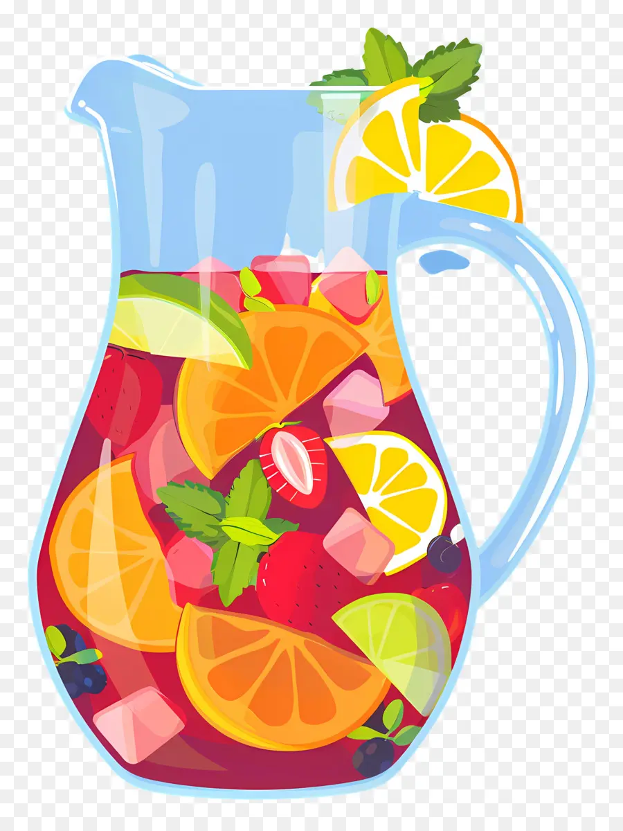 Canlandırıcı Sangria Içeceği，Meyve Yumruğu PNG