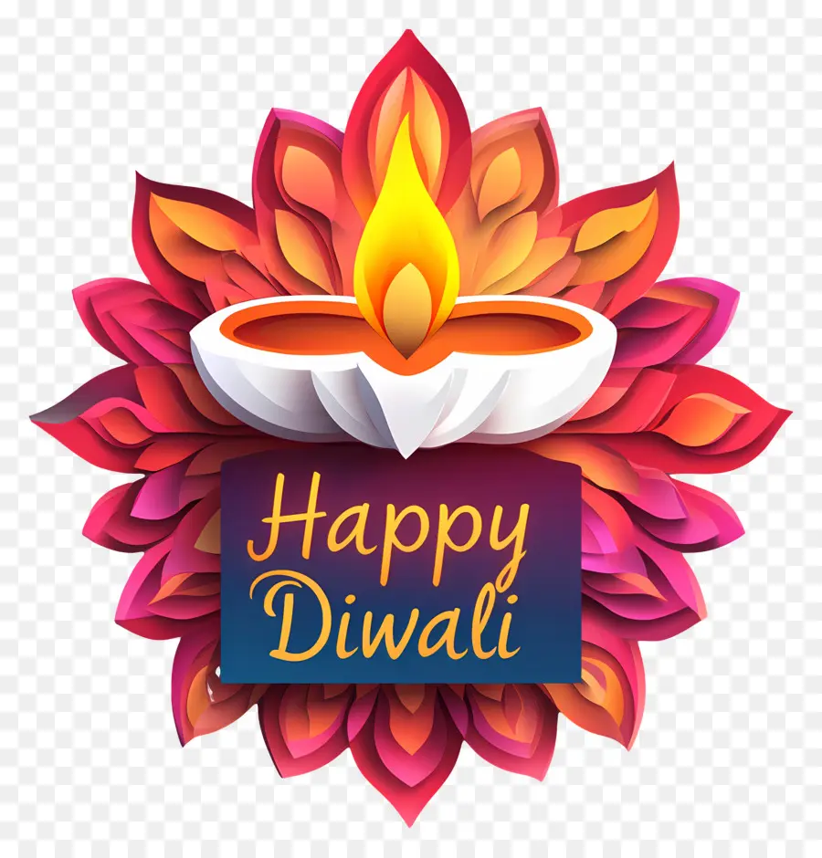 Mutlu Diwali，Mutlu Diwali Metni PNG