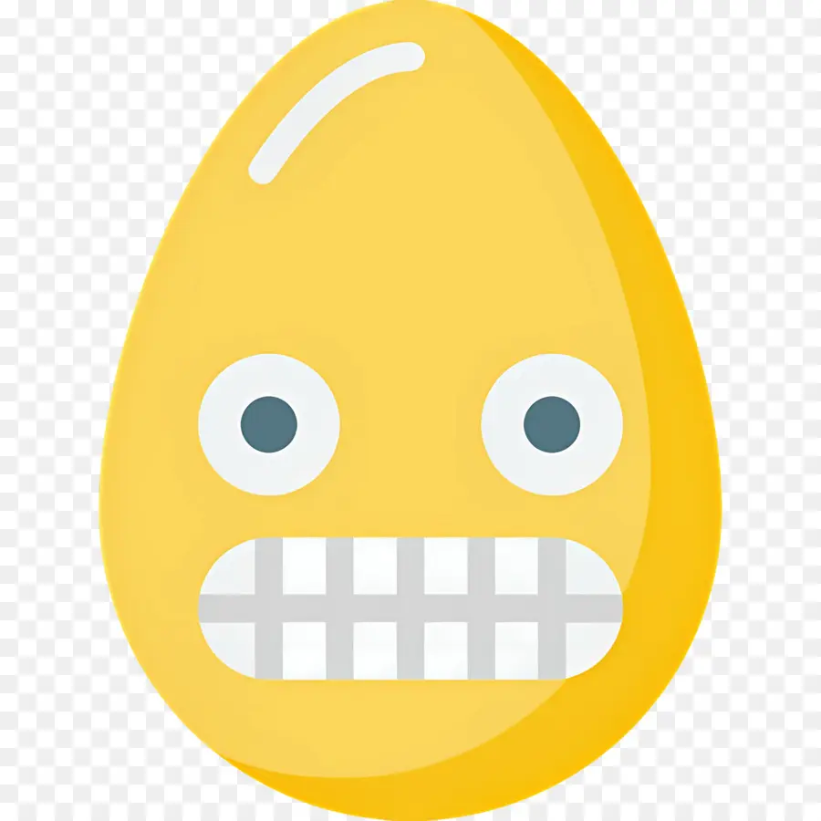 Yüzünü Buruşturan Emoji，Sarı Emoji PNG