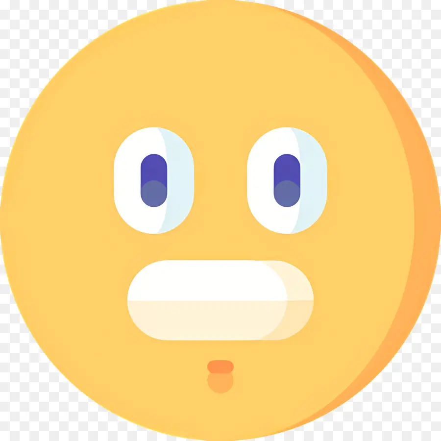 Yüzünü Buruşturan Emoji，Şaşırmış Emoji PNG