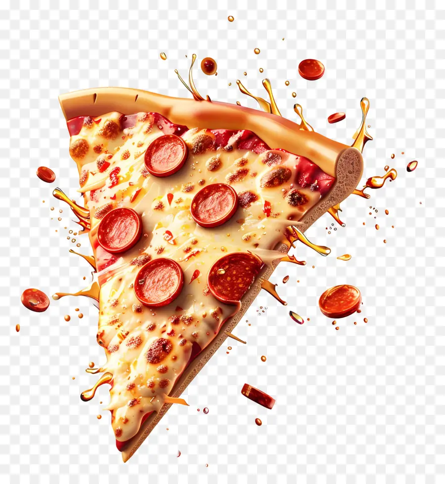 3 Boyutlu Pizza，Pizza Dilimi PNG