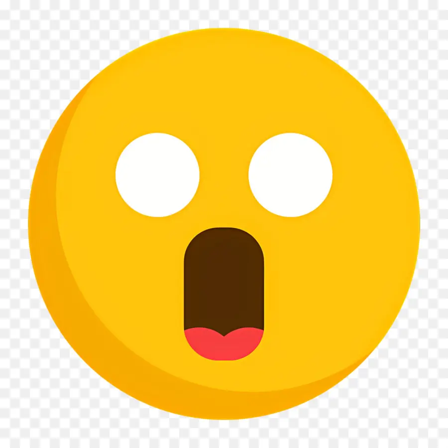 şok Emojisi，şaşırmış Emoji PNG