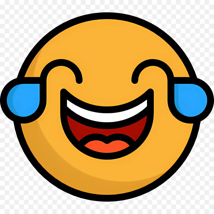 Gülme Emojisi，Terleme Smiley PNG