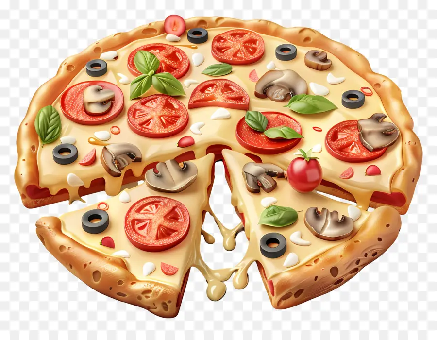 Sevimli Pizza，Pizza PNG